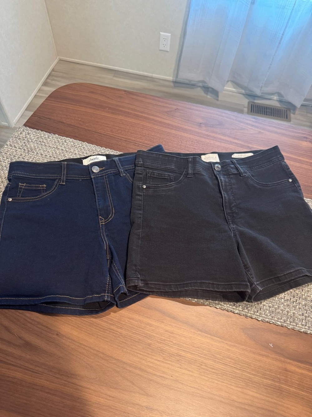 Angels denim shorts